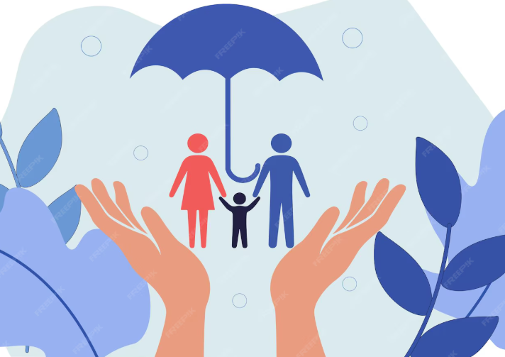 Family and care illustration for PremiumCareInsure